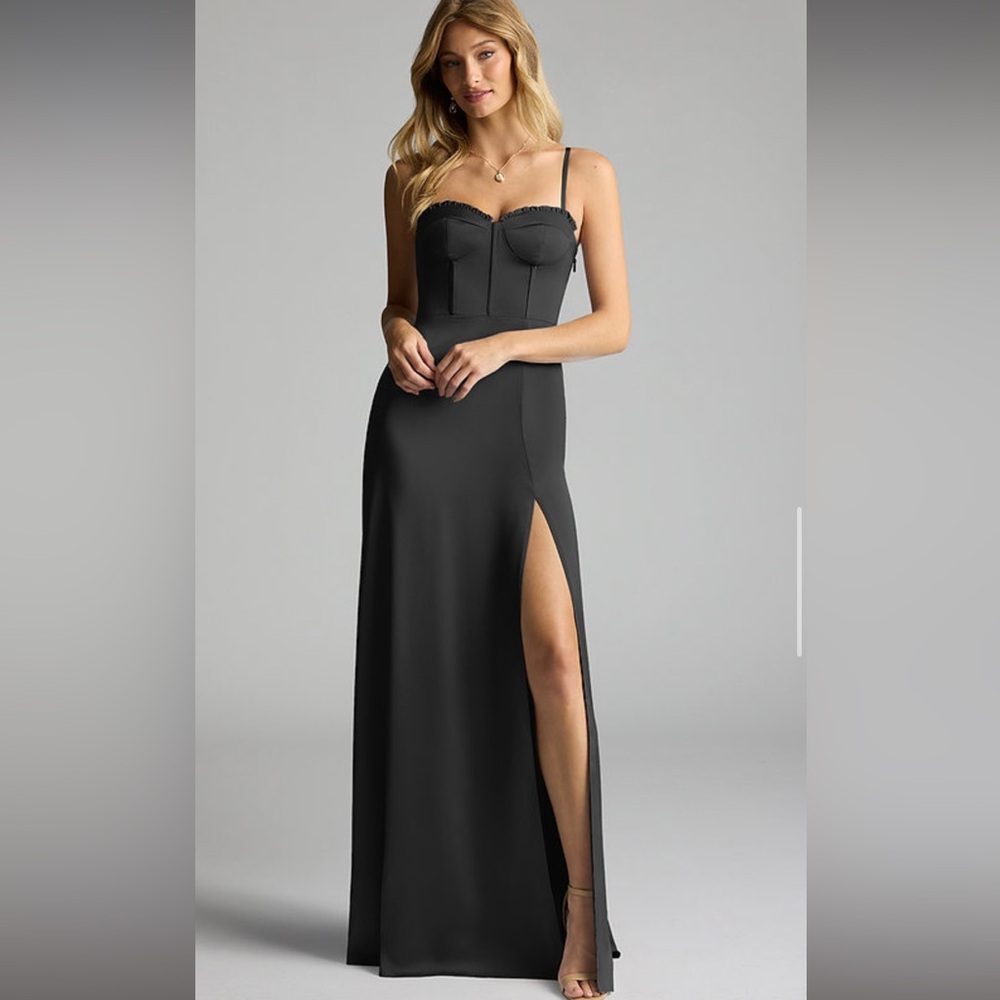 Black bridesmaid dress
